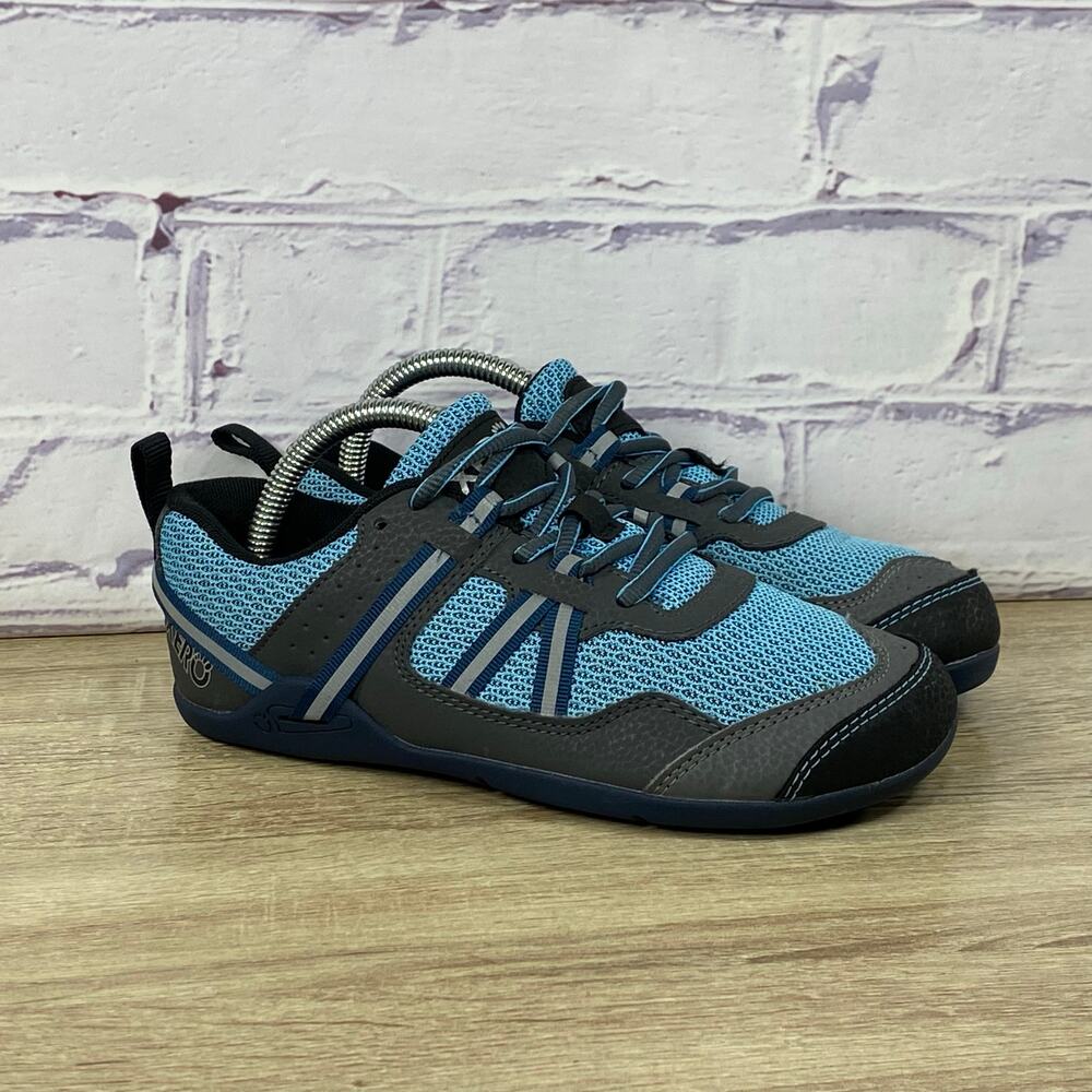 Xero Prio Blue Gray Running Shoes Women's Size 5 Barefoot Minimalist Sneakers